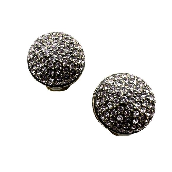 Heidi Daus Crystal Bronze Clip Earrings - Picture 2 of 3